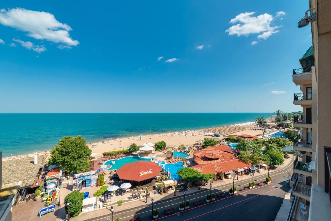 Admiral Amazing Sea View Lägenhet Golden Sands Exteriör bild