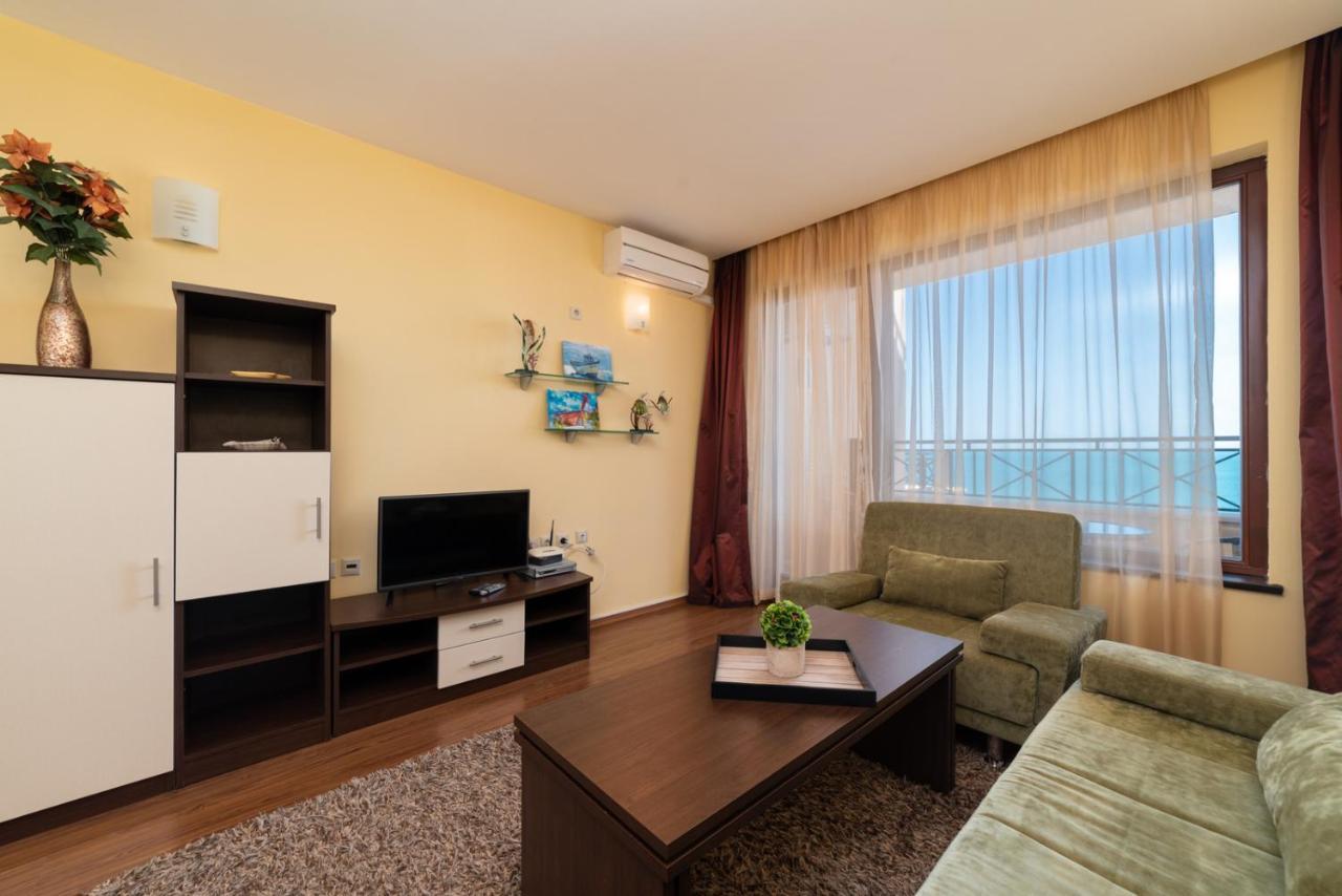 Admiral Amazing Sea View Lägenhet Golden Sands Exteriör bild