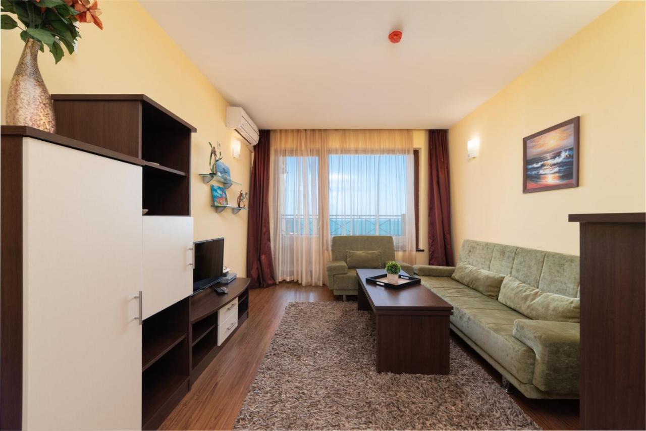 Admiral Amazing Sea View Lägenhet Golden Sands Exteriör bild